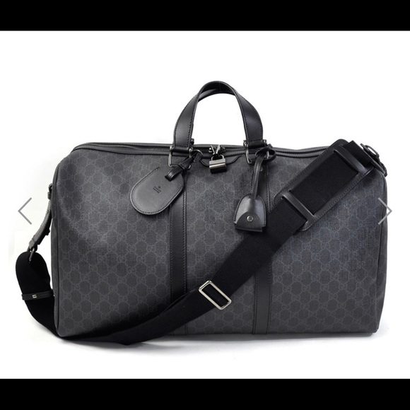 Gucci Other - Authentic signature Gucci duffle bag (black)